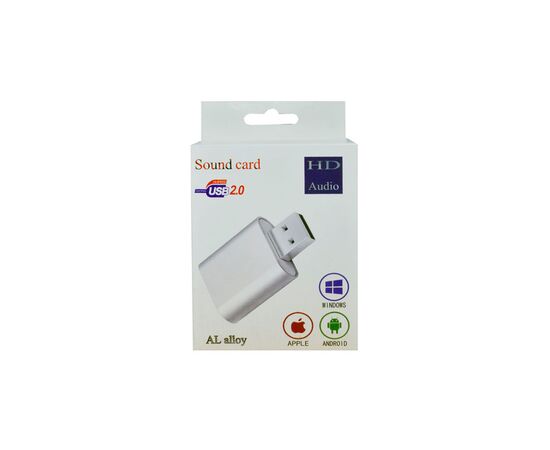 Звуковая плата Dynamode USB-SOUND7-ALU silver, изображение 7 Звуковая плата Dynamode USB-SOUND7-ALU silver, изображение 7