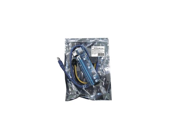 Райзер PCI-E x1 to 16x 60cm USB 3.0 Cable SATA to 6Pin Power v.006C Dynamode (RX-riser-006c 6 pin), изображение 6 Райзер PCI-E x1 to 16x 60cm USB 3.0 Cable SATA to 6Pin Power v.006C Dynamode (RX-riser-006c 6 pin), изображение 6