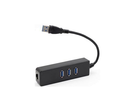 Переходник Dynamode USB 3.0 Type-A - RJ45 Gigabit Lan, 3*USB 3.0 (USB3.0-Type-A-RJ45-HUB3), изображение 2 Переходник Dynamode USB 3.0 Type-A - RJ45 Gigabit Lan, 3*USB 3.0 (USB3.0-Type-A-RJ45-HUB3), изображение 2