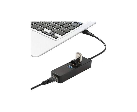 Переходник Dynamode USB 3.0 Type-A - RJ45 Gigabit Lan, 3*USB 3.0 (USB3.0-Type-A-RJ45-HUB3), изображение 7 Переходник Dynamode USB 3.0 Type-A - RJ45 Gigabit Lan, 3*USB 3.0 (USB3.0-Type-A-RJ45-HUB3), изображение 7