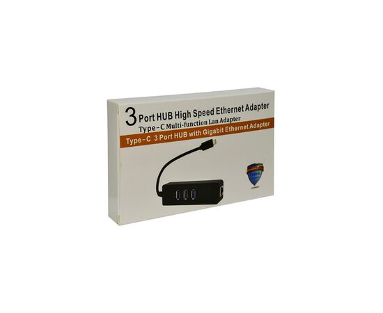 Переходник Dynamode USB 3.1 Type-C - RJ45 Gigabit Lan, 3*USB 3.0 (USB3.1-TypeC-RJ45-HUB3), изображение 3 Переходник Dynamode USB 3.1 Type-C - RJ45 Gigabit Lan, 3*USB 3.0 (USB3.1-TypeC-RJ45-HUB3), изображение 3