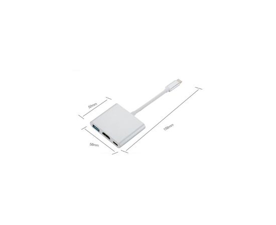 Переходник Dynamode Dynamode USB3.1 Type-C to 1хHDMI, 1хUSB 3.0, 1хUSB Type-C Fe (Multiport USB 3.1 Type-C to HDMI), изображение 5 Переходник Dynamode Dynamode USB3.1 Type-C to 1хHDMI, 1хUSB 3.0, 1хUSB Type-C Fe (Multiport USB 3.1 Type-C to HDMI), изображение 5