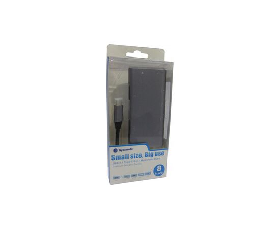 Переходник Dynamode USB3.1 Type-C to HDMI, 3хUSB3.0, RJ45, USB Type-C Female, SD (Dock-USB-TypeC-HDMI-USB3.0-RJ45), изображение 7 Переходник Dynamode USB3.1 Type-C to HDMI, 3хUSB3.0, RJ45, USB Type-C Female, SD (Dock-USB-TypeC-HDMI-USB3.0-RJ45), изображение 7