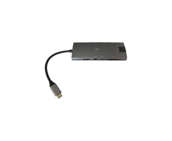 Концентратор Dynamode USB Type-C to HDMI 4K + Mini DP + 3хUSB3.0 + Gigabit RJ45+ U (Dock-9-in-1-TypeC-HDMI-Mini-DP-USB3.0-RJ45), изображение 3 Концентратор Dynamode USB Type-C to HDMI 4K + Mini DP + 3хUSB3.0 + Gigabit RJ45+ U (Dock-9-in-1-TypeC-HDMI-Mini-DP-USB3.0-RJ45), изображение 3
