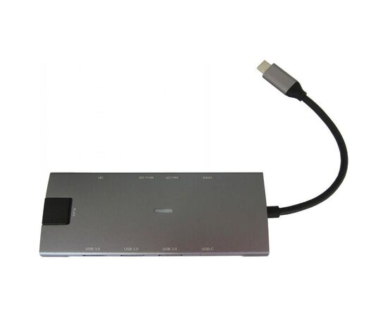 Концентратор Dynamode USB Type-C to HDMI 4K + Mini DP + 3хUSB3.0 + Gigabit RJ45+ U (Dock-9-in-1-TypeC-HDMI-Mini-DP-USB3.0-RJ45)