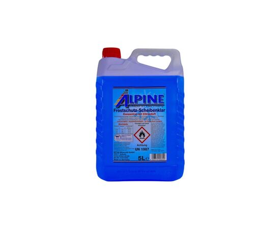 Омивач автомобільний Alpine концентрат Frostschutz Scheibenklar (-80C) 5л (1225-5)