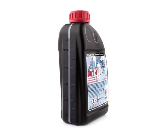 Тормозная жидкость Alpine Brake Fluid DOT 4 1л (1107-1), изображение 2 Тормозная жидкость Alpine Brake Fluid DOT 4 1л (1107-1), изображение 2