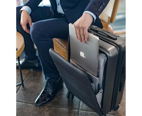 Чемодан Xiaomi Ninetygo Light Business Boarding Case 20" Titanium Grey (6934177714993), изображение 4 Чемодан Xiaomi Ninetygo Light Business Boarding Case 20" Titanium Grey (6934177714993), изображение 4