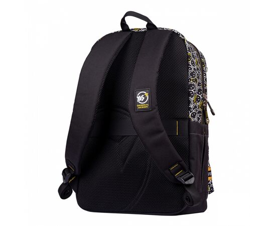 Рюкзак школьный Yes S-56 Smiley World. Black Yellow (554561), изображение 3