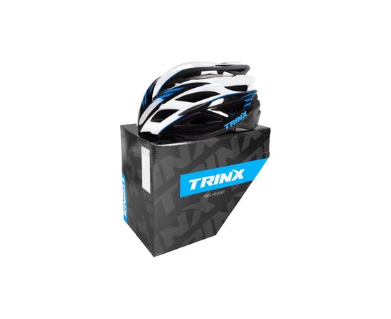 Шлем Trinx TT03 59-60 см Black-White-Blue (TT03.black-white-blue), изображение 4 Шлем Trinx TT03 59-60 см Black-White-Blue (TT03.black-white-blue), изображение 4