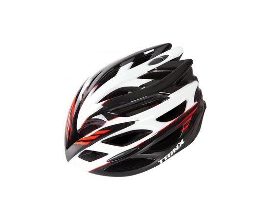 Шлем Trinx TT03 59-60 см Black-White-Red (TT03.black-white-red), изображение 2 Шлем Trinx TT03 59-60 см Black-White-Red (TT03.black-white-red), изображение 2