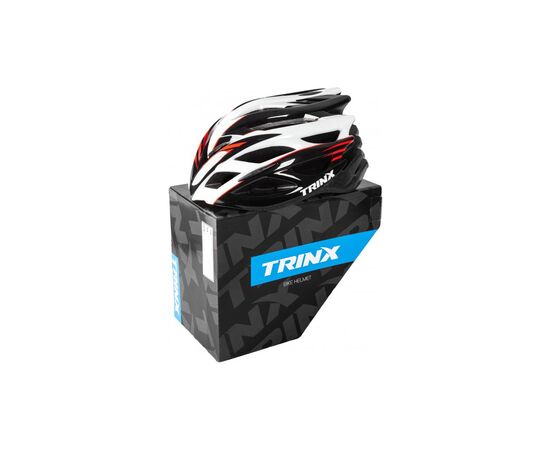 Шлем Trinx TT03 59-60 см Black-White-Red (TT03.black-white-red), изображение 4 Шлем Trinx TT03 59-60 см Black-White-Red (TT03.black-white-red), изображение 4