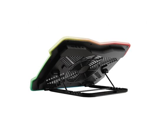 Подставка для ноутбука Trust GXT 1126 Aura (17") RGB Black (24192_TRUST), изображение 3 Подставка для ноутбука Trust GXT 1126 Aura (17") RGB Black (24192_TRUST), изображение 3