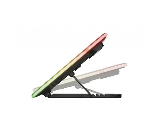 Подставка для ноутбука Trust GXT 1126 Aura (17") RGB Black (24192_TRUST), изображение 5 Подставка для ноутбука Trust GXT 1126 Aura (17") RGB Black (24192_TRUST), изображение 5