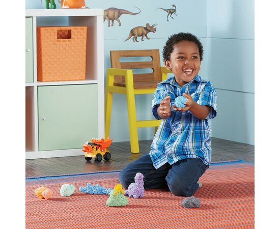 Набор для творчества Educational Insights Набор шарикового пластилина Динозаврики (EI-1919), изображение 4