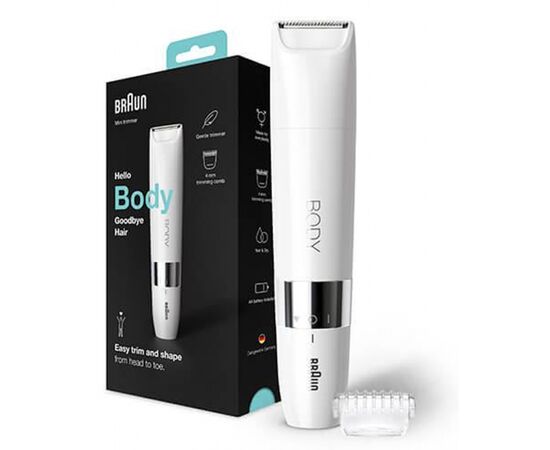 Триммер Braun BS1000BodyMini, изображение 3 Триммер Braun BS1000BodyMini, изображение 3