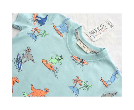 Набор детской одежды Breeze с динозаврами (16404-116B-blue), изображение 7 Набор детской одежды Breeze с динозаврами (16404-116B-blue), изображение 7