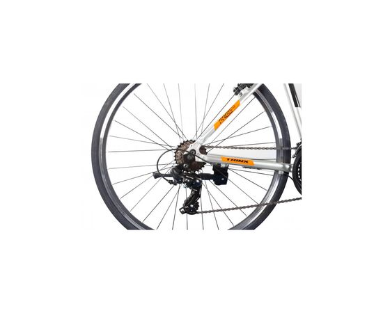 Велосипед Trinx 700C 28" 47 см Grey-Black-Orange (Free1.0(47)GBO), изображение 3 Велосипед Trinx 700C 28" 47 см Grey-Black-Orange (Free1.0(47)GBO), изображение 3