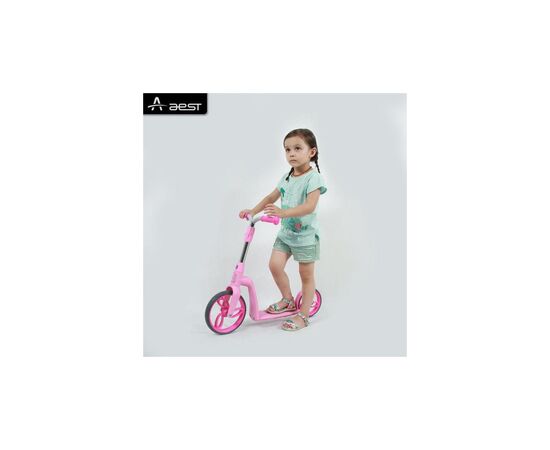 Самокат Daddychild Биговел 2 в 1 Спорт AEST B08 Розовый (6468290), изображение 4 Самокат Daddychild Биговел 2 в 1 Спорт AEST B08 Розовый (6468290), изображение 4