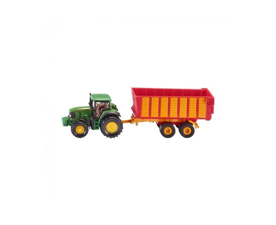 Спецтехніка Siku Трактор John Deere з силосним причепом (6320312)