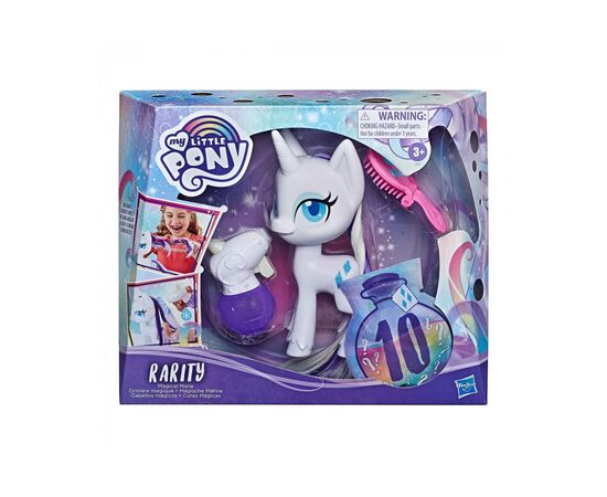 Игровой набор Hasbro My Little Pony Рарити с волшебной гривой 16,5 см (6336829), изображение 4 Игровой набор Hasbro My Little Pony Рарити с волшебной гривой 16,5 см (6336829), изображение 4