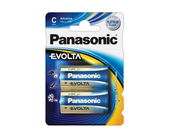 Батарейка Panasonic C LR14 Evolta * 2 (LR14EGE/2BP)