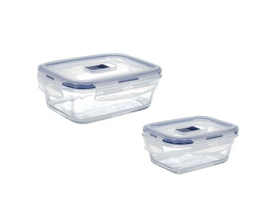 Пищевой контейнер Luminarc Pure Box Active набор 2шт прямоуг. 380мл/820мл (P7644)