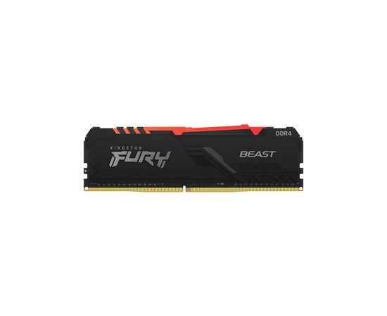 Модуль пам'яті для комп'ютера DDR4 16GB 2666 MHz FURY Beast RGB Kingston Fury (ex.HyperX) (KF426C16BBA/16)