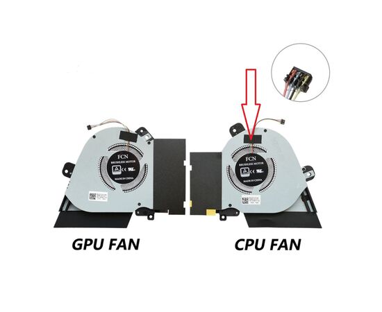 Вентилятор ноутбука ASUS ROG Zephyrus S GX502 (13NR01V0T13111) 12V,1A,4pin CPU (A48494), изображение 2 Вентилятор ноутбука ASUS ROG Zephyrus S GX502 (13NR01V0T13111) 12V,1A,4pin CPU (A48494), изображение 2