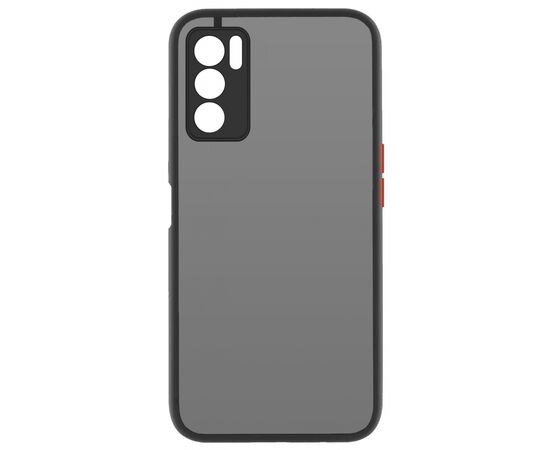 Чехол для моб. телефона MakeFuture Oppo A16/A16s Frame (Matte PC+TPU) Black (MCMF-OPA16/A16SBK)