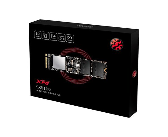 Накопитель SSD M.2 2280 1TB ADATA (ASX8100NP-1TT-C), изображение 3 Накопитель SSD M.2 2280 1TB ADATA (ASX8100NP-1TT-C), изображение 3