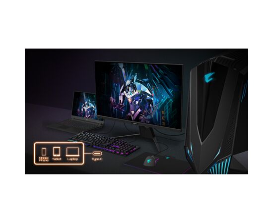 Монитор GIGABYTE AORUS FI32Q-X-EK (FI32Q-X-EK), изображение 2 Монитор GIGABYTE AORUS FI32Q-X-EK (FI32Q-X-EK), изображение 2