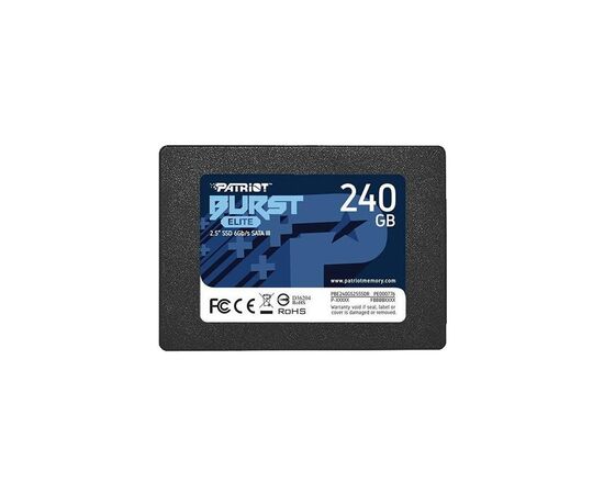 Накопитель SSD 2.5" 240GB Burst Elite Patriot (PBE240GS25SSDR)