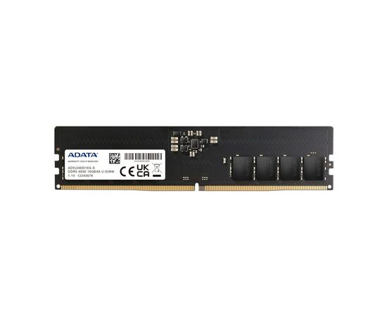 Модуль пам'яті для комп'ютера DDR5 16GB 4800 MHz ADATA (AD5U480016G-S)