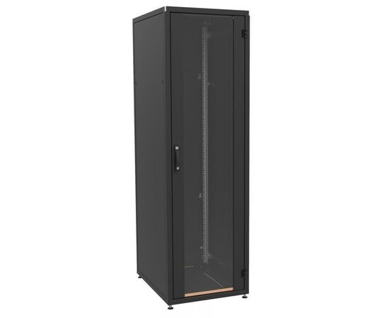 Шафа напольна Zpas 42U 600x800 glass door black (IT-426080-69AA-2-161-FP)