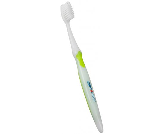 Зубная щетка Paro Swiss medic с коническими щетинками салатовая (7610458007266-light-green)