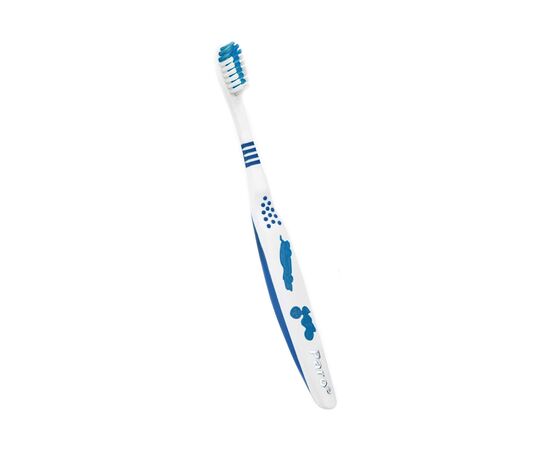 Дитяча зубна щітка Paro Swiss junior м'яка Синя (7610458007426-dark blue)
