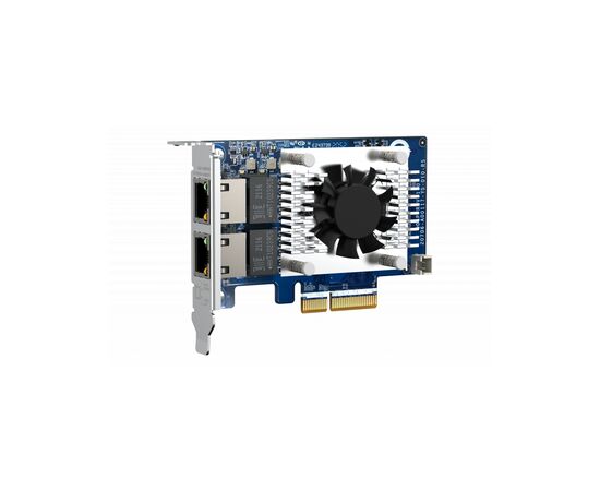 Мережева карта 2x10GbE PCIe Gen3 x4 QNap (QXG-10G2TB), зображення 3 Мережева карта 2x10GbE PCIe Gen3 x4 QNap (QXG-10G2TB), зображення 3