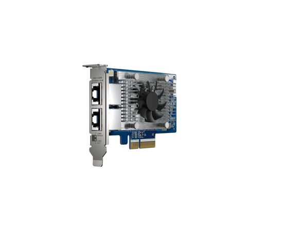 Мережева карта 2x10GbE PCIe Gen3 x4 X710 QNap (QXG-10G2T-X710), зображення 3 Мережева карта 2x10GbE PCIe Gen3 x4 X710 QNap (QXG-10G2T-X710), зображення 3