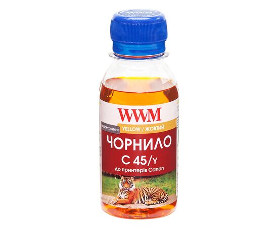 Чернила WWM Canon CL-441/CL-446/CLI-451Y 100г Yellow Water-soluble (C45/Y-2)