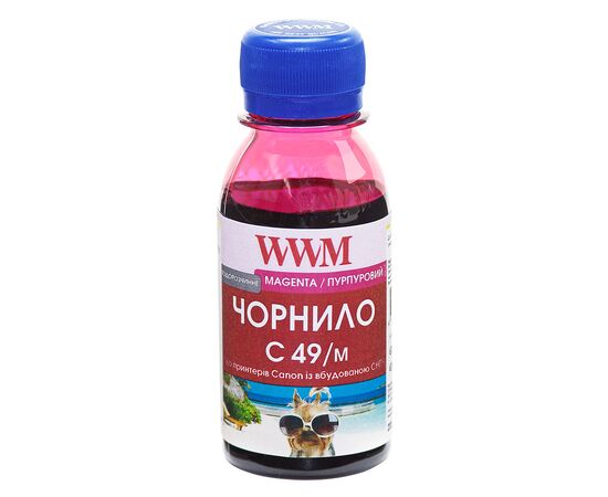 Чорнило WWM Canon GI-490 100г Magenta (C49/M-2)