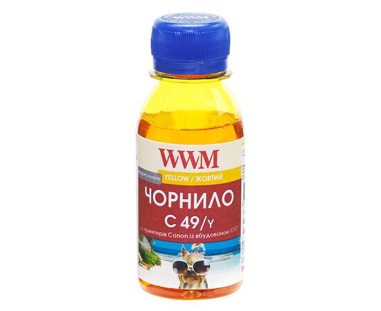 Чорнило WWM Canon GI-490 100г Yellow (C49/Y-2)