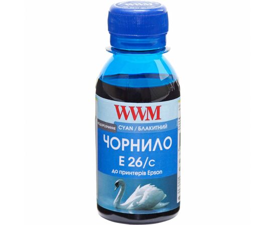 Чорнило WWM Epson XP-600/XP-605/XP-700 100г Cyan (E26/C-2)