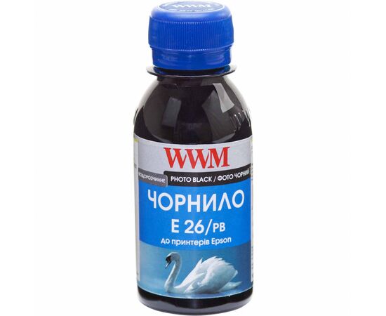 Чернила WWM Epson XP-600/XP-605/XP-700 100г Photo Black (E26/PB-2)