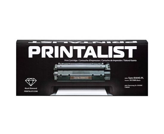 Картридж Printalist Samsung SL-C430W/C480W, SU108A Black (Sam-K404S-PL)