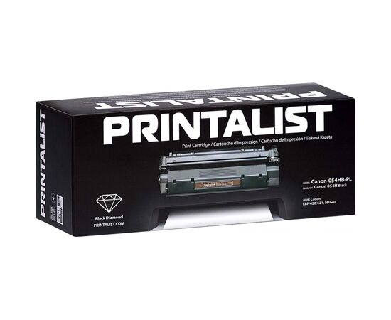 Картридж Printalist Canon 054H Black (Canon-054HB-PL), изображение 2 Картридж Printalist Canon 054H Black (Canon-054HB-PL), изображение 2