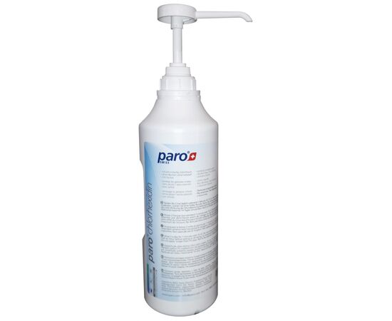 Ополаскиватель для полости рта Paro Swiss с хлоргексидином 0.12% 2 л + помпа (7.2693)
