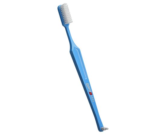 Зубная щетка Paro Swiss M43 средней жесткости Голубая (7610458007082-blue)