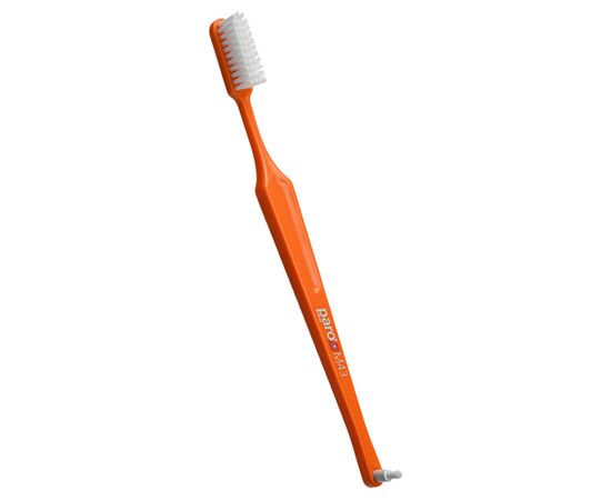 Зубная щетка Paro Swiss M43 средней жесткости Оранжевая (7610458007082-orange)
