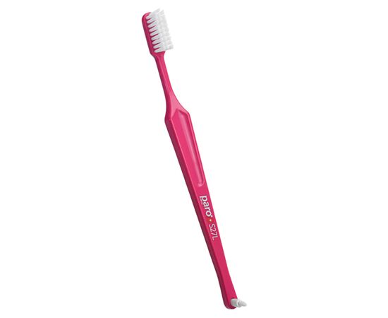 Зубна щітка Paro Swiss S27L м'яка рожева (7610458007396-pink)